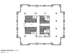 25 King St W, Toronto, ON à louer Plan d’étage- Image 1 de 1