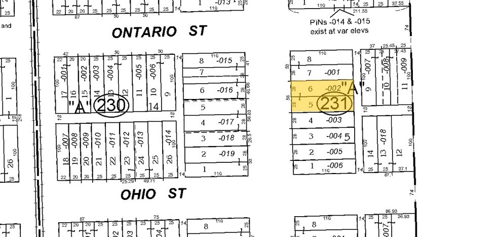 613 N Wells St, Chicago, IL à louer - Plan cadastral - Image 2 de 6
