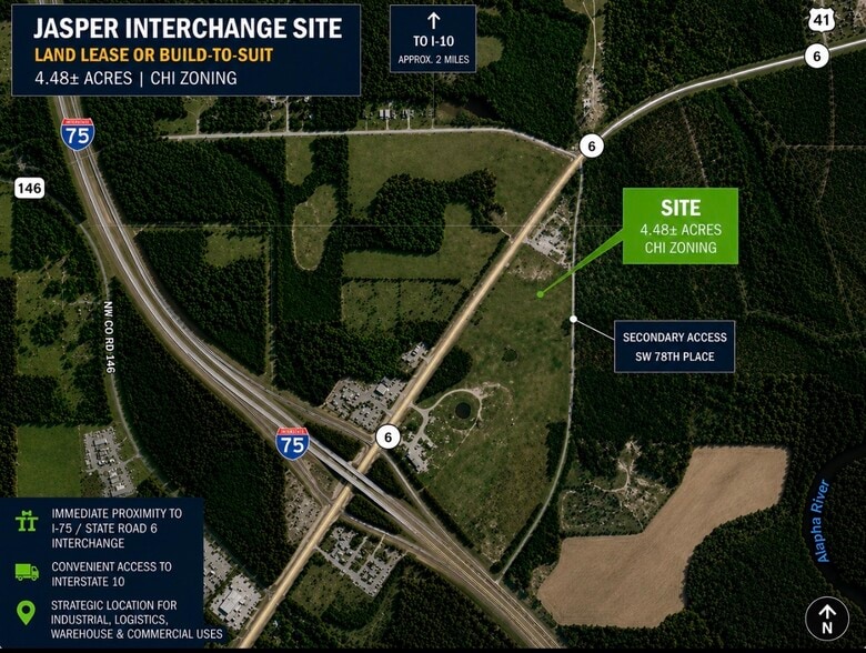 SR6 W Sr 6 W, Jasper, FL for lease - Aerial - Image 1 of 6