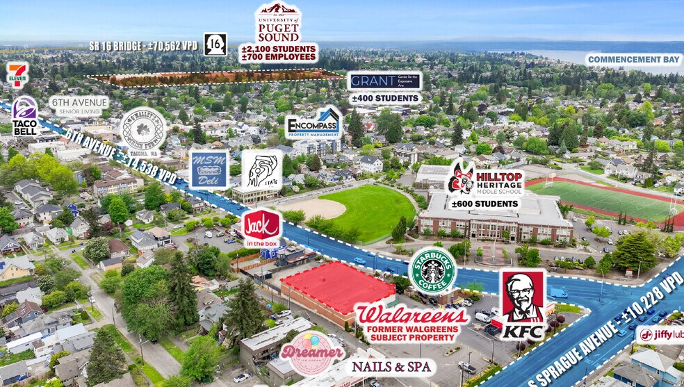 2024 6th Ave, Tacoma, WA à vendre - Photo du bâtiment - Image 3 de 5