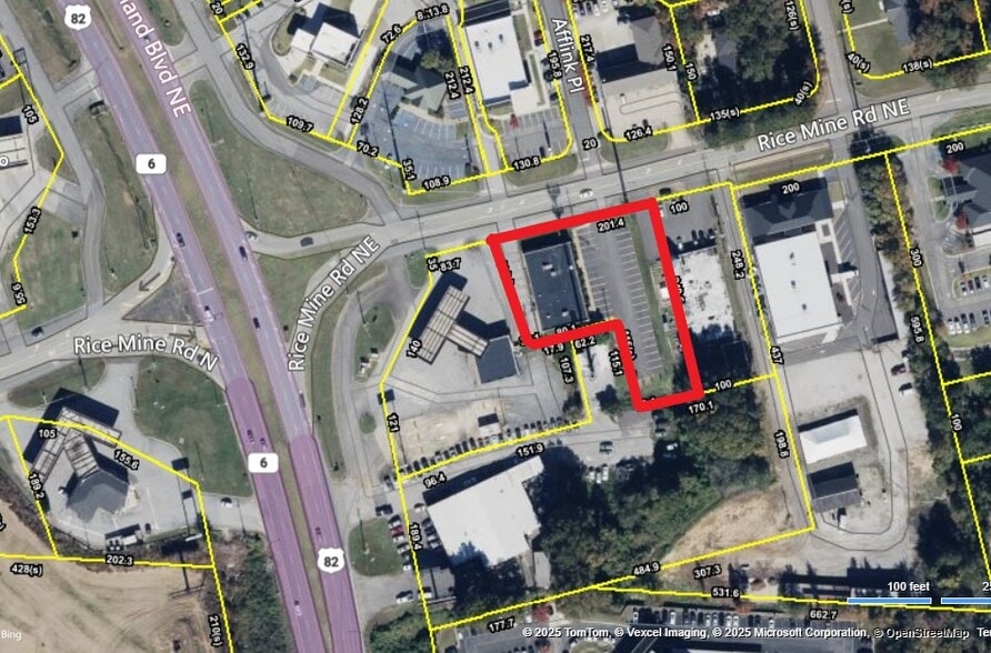 221 Rice Mine Rd NE, Tuscaloosa, AL à vendre - Aérien - Image 2 de 7