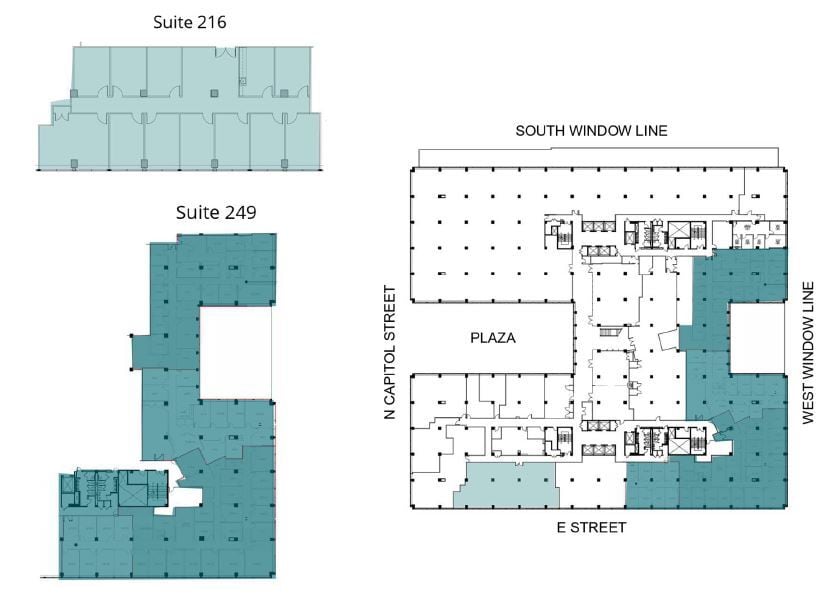 400-444 N Capitol St NW, Washington, DC à louer Plan d’étage- Image 1 de 1