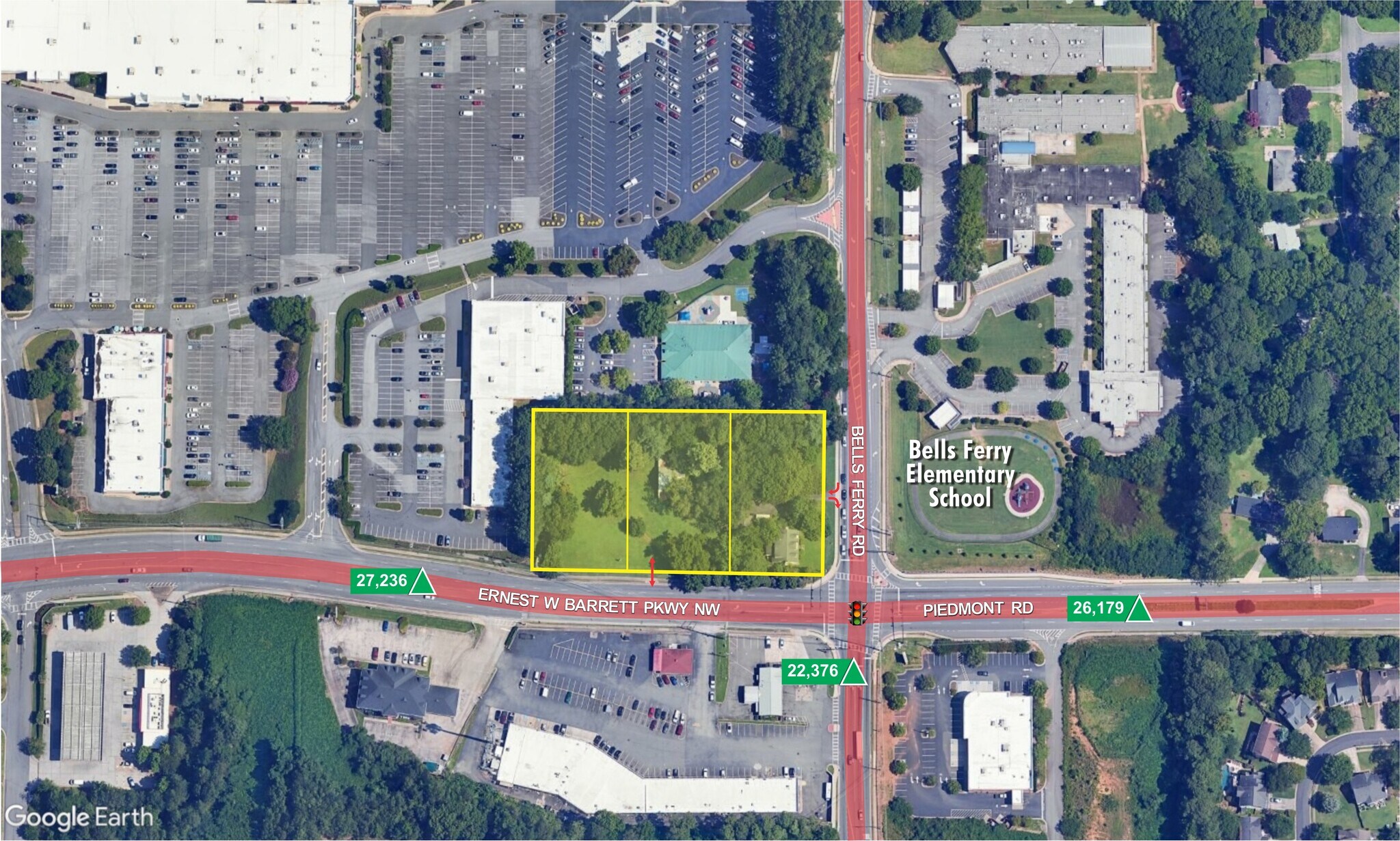 2595 Bells Ferry Rd, Marietta, GA à louer Aérien- Image 1 de 12