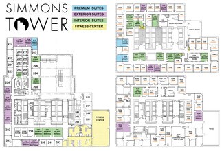 425 W Capitol Ave, Little Rock, AR à louer Plan d’étage- Image 1 de 10