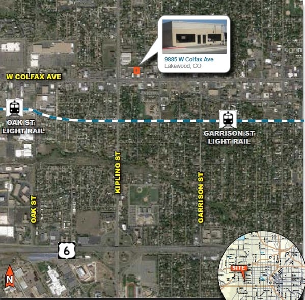 9885 W Colfax Ave, Lakewood, CO à louer - Aérien - Image 2 de 9