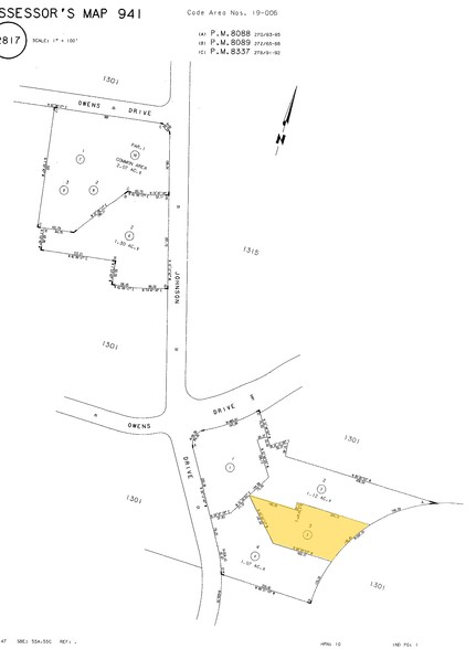 5139-5145 Johnson Dr, Pleasanton, CA for lease - Plat Map - Image 3 of 4