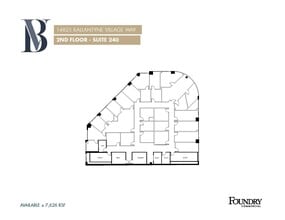 14825 Ballantyne Village Way, Charlotte, NC à louer Plan d’étage- Image 1 de 1