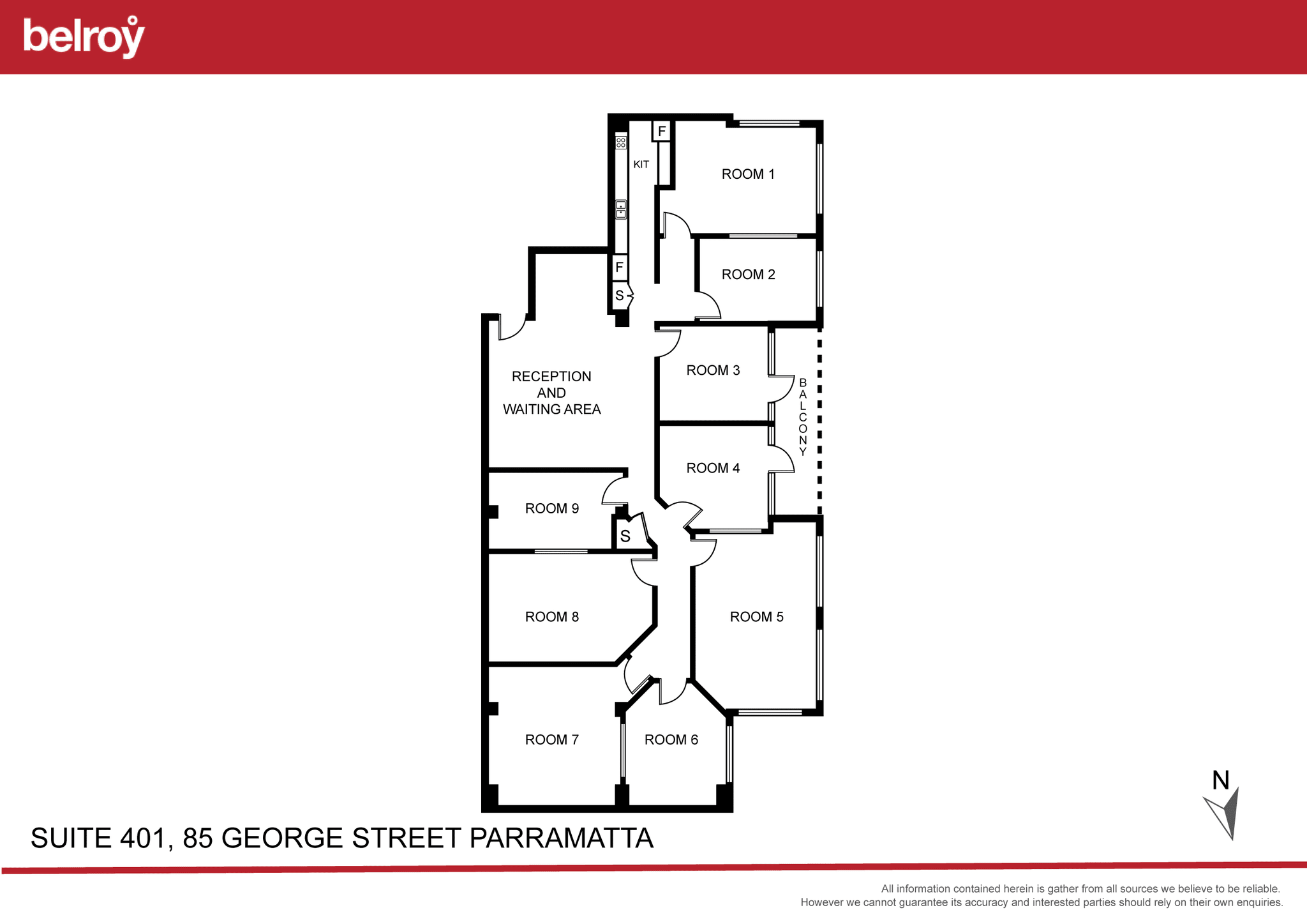 85 George St, Parramatta à louer Plan d’étage- Image 1 de 6