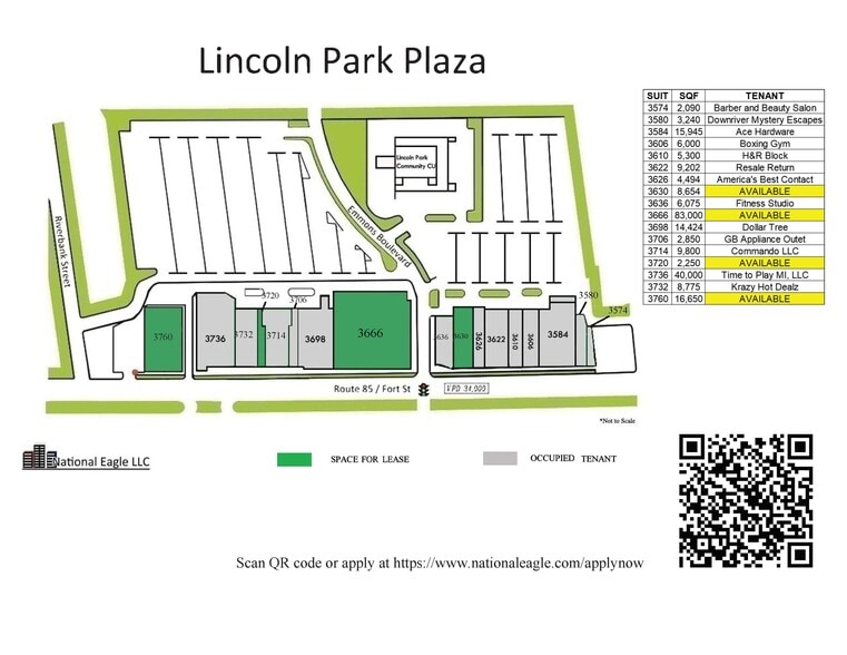 3574-3760 Fort St, Lincoln Park, MI for lease - Building Photo - Image 2 of 29