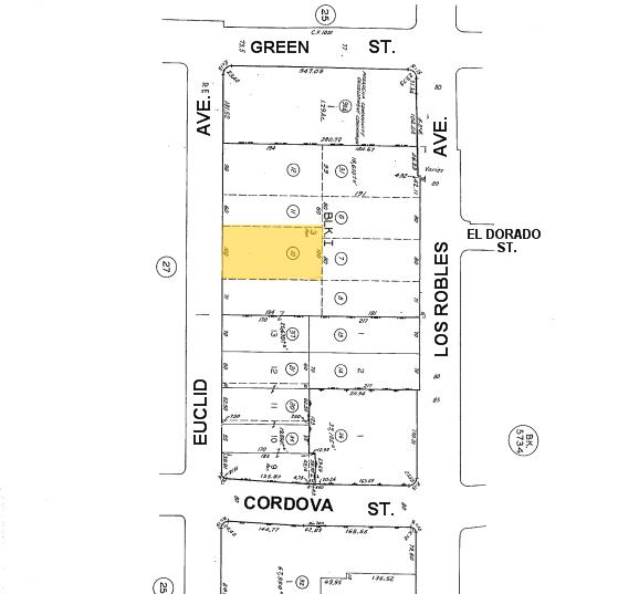 130 S Euclid Ave, Pasadena, CA à louer - Plan cadastral - Image 2 de 12