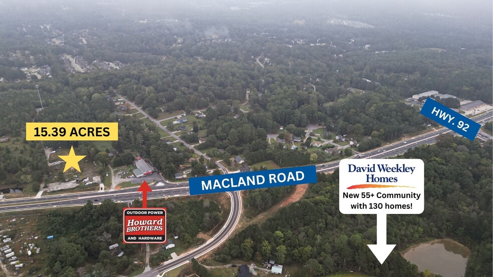 3089 Macland Rd, Dallas, GA à vendre - Aérien - Image 2 de 7
