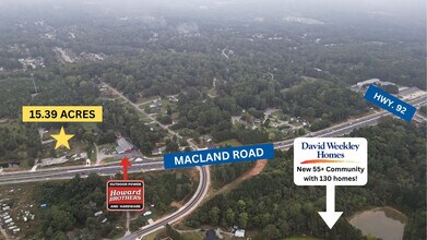 3089 Macland Rd, Dallas, GA - Aerial  map view
