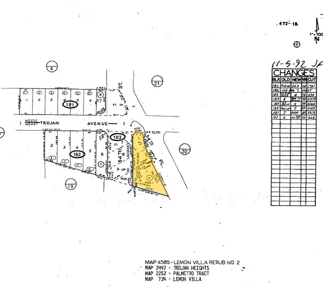 4276 54th Pl, San Diego, CA à louer - Plan cadastral - Image 3 de 14