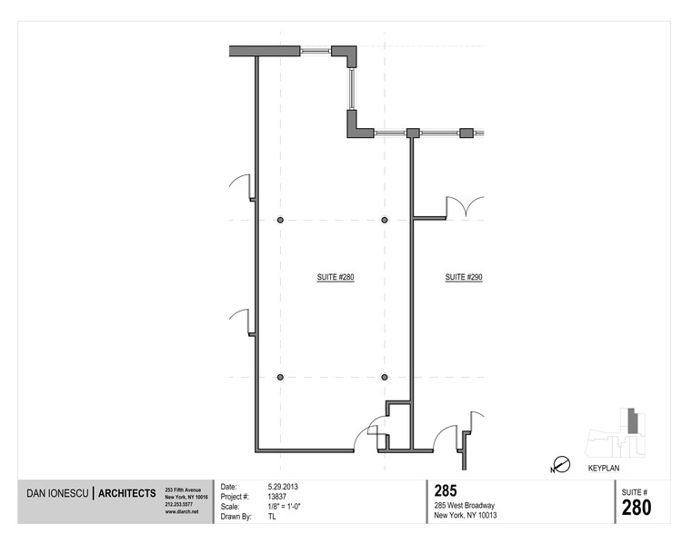 285 W Broadway, New York, NY à louer - Plan de site - Image 3 de 9