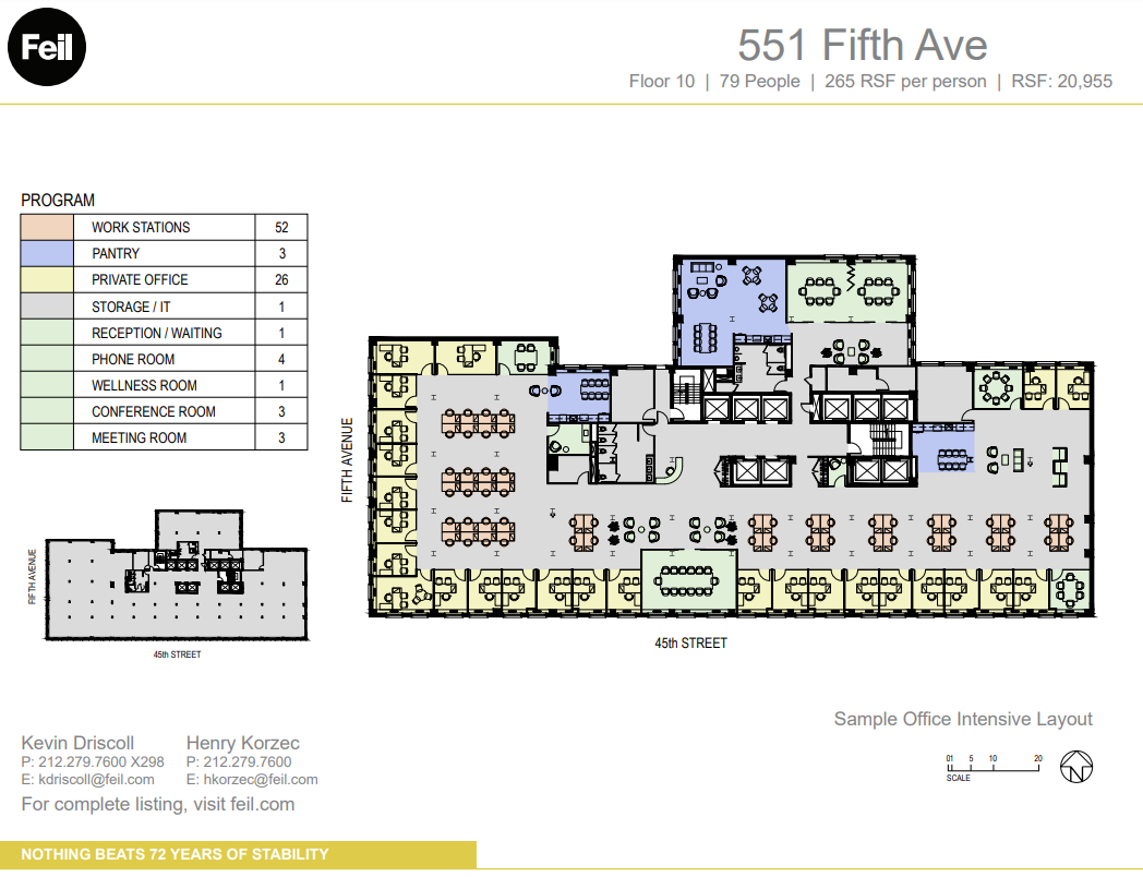 551 Fifth Ave, New York, NY for lease Floor Plan- Image 1 of 2