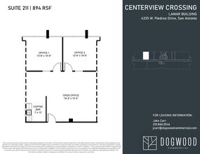 4538 Centerview Dr, San Antonio, TX for lease Floor Plan- Image 1 of 1