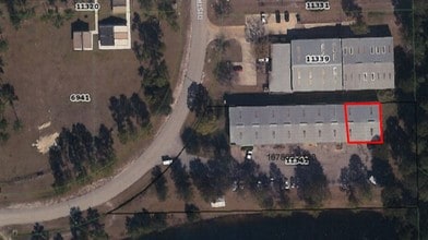 11341 Distribution Ave E, Jacksonville, FL - AERIAL map view