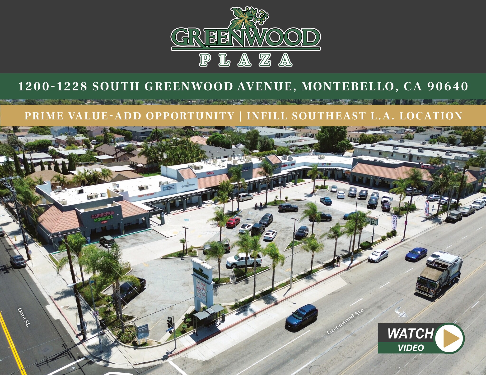 1200-1228 S Greenwood Ave, Montebello, CA à vendre Photo du bâtiment- Image 1 de 12