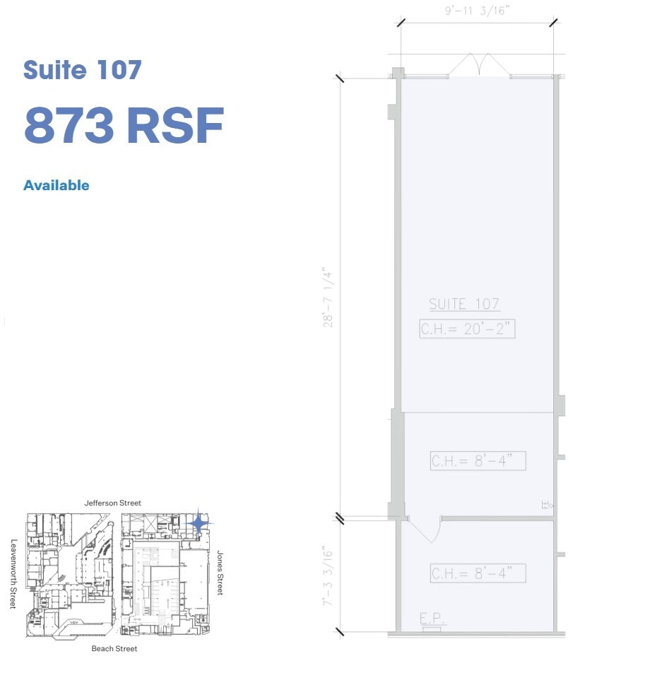 333 Jefferson St, San Francisco, CA for lease Floor Plan- Image 1 of 1