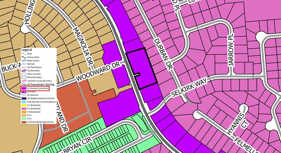 0 E Robinson Ave, Grovetown, GA à vendre - Photo du bâtiment - Image 2 de 2