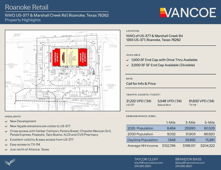 1355 US 377 Hwy, Roanoke, TX à louer - Photo du bâtiment - Image 2 de 6