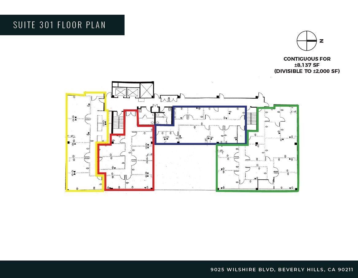 9025 Wilshire Blvd, Beverly Hills, CA for lease Floor Plan- Image 1 of 5