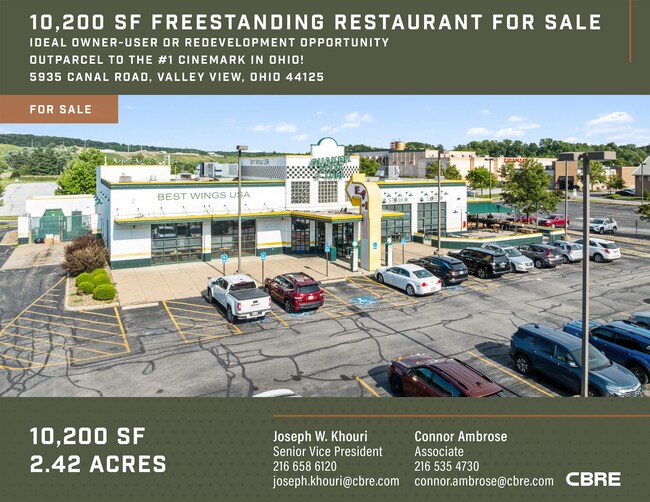 Plus de détails pour 5935 Canal Rd, Valley View, OH - Commerce de détail à vendre