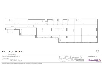 1655 Carling Ave, Ottawa, ON à louer Plan de site- Image 1 de 2