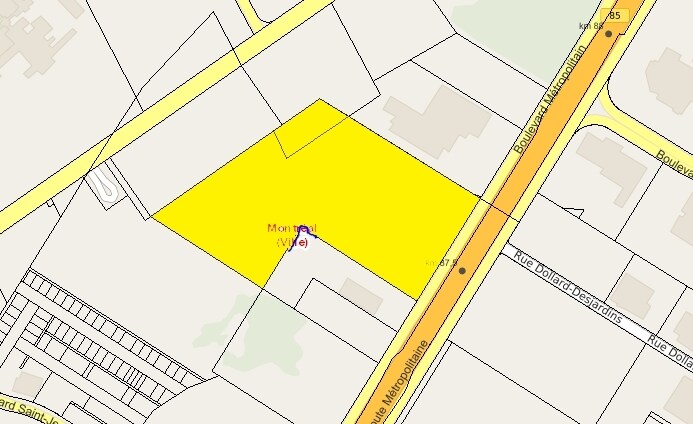 12321-12329 Boul Métropolitain E E, Montréal, QC à louer - Plan cadastral - Image 2 de 5