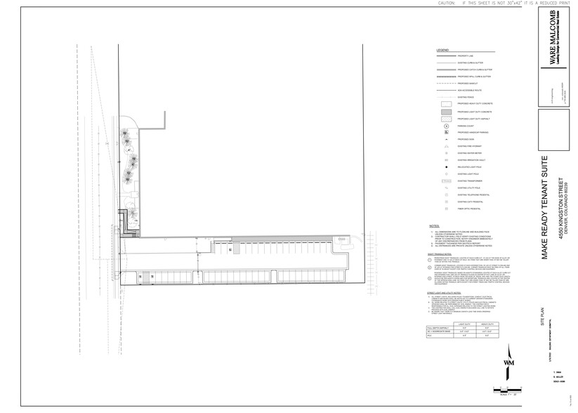 4550 Kingston St, Denver, CO à louer - Plan de site - Image 2 de 21