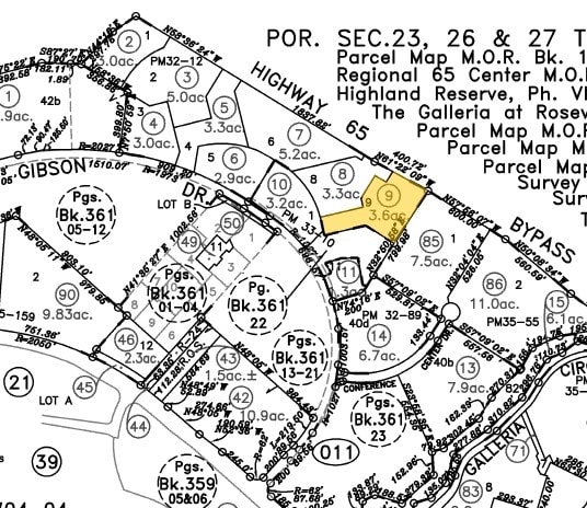 516 Gibson Dr, Roseville, CA for lease - Plat Map - Image 2 of 6