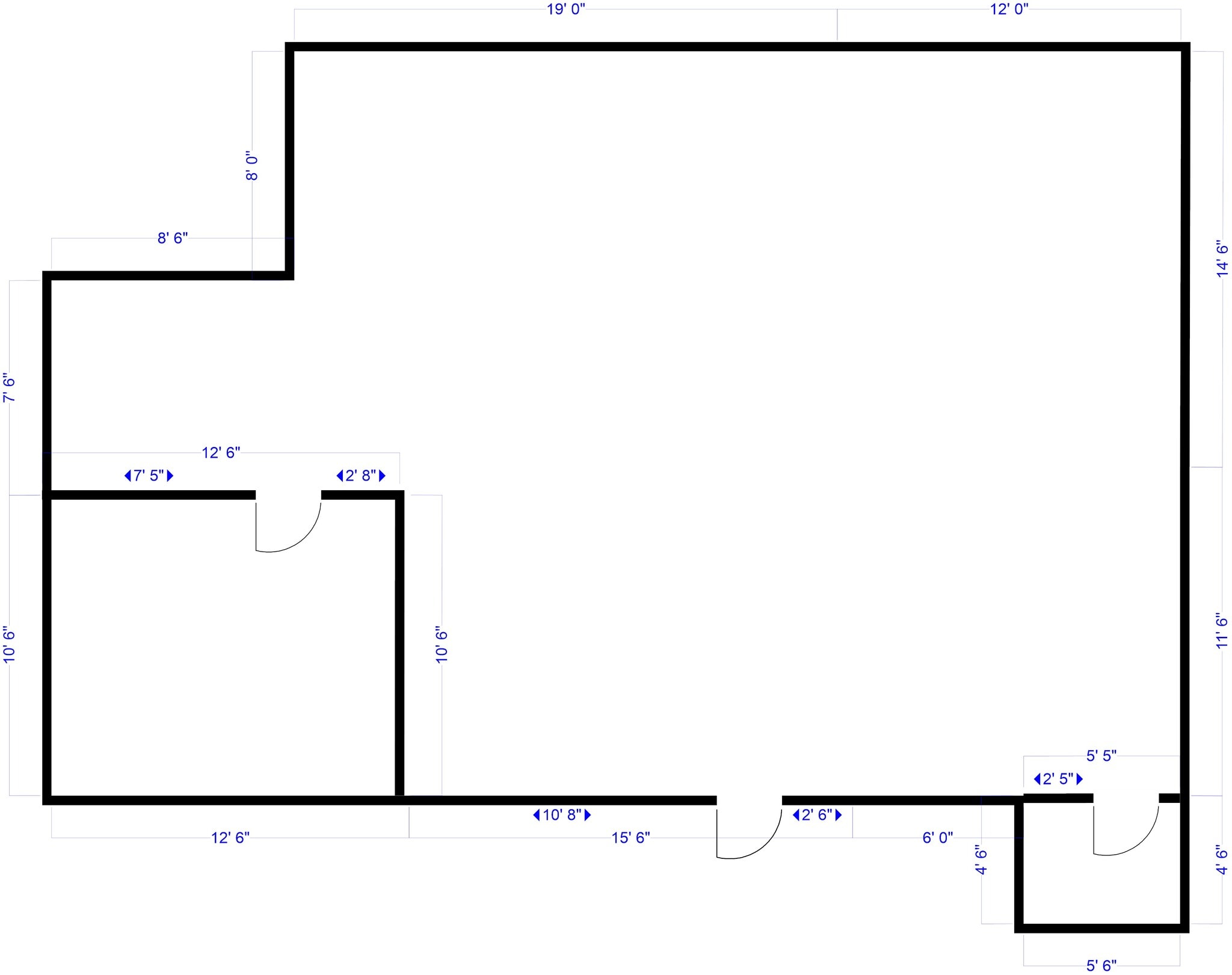 125 Mill St, Occoquan, VA for lease Floor Plan- Image 1 of 5