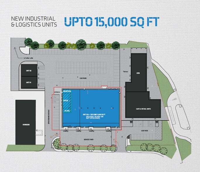 Unit 3-8 Delta Point Lune Business Park, Lancaster à louer - Plan de site - Image 2 de 3