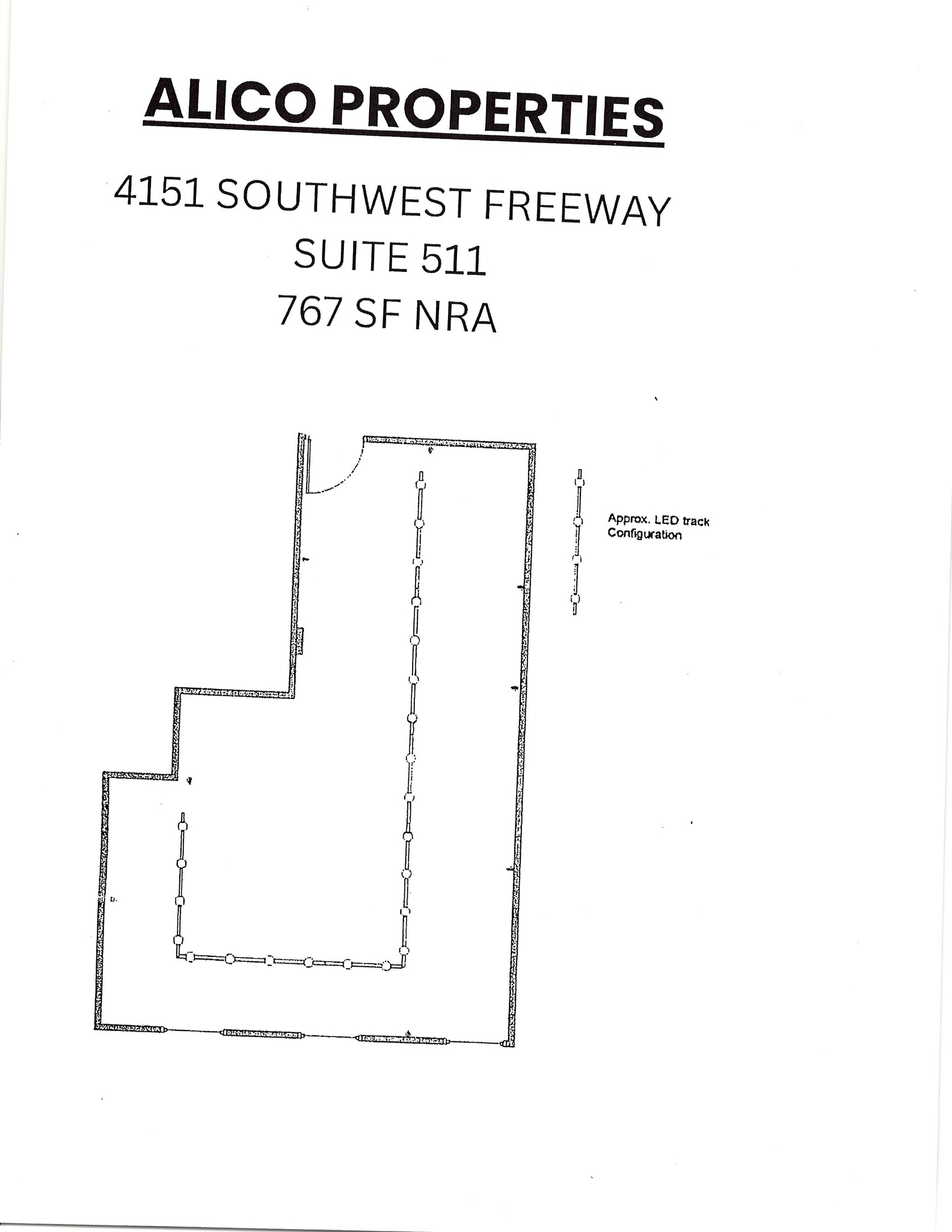 4151 Southwest Fwy, Houston, TX à louer Plan d’étage- Image 1 de 1