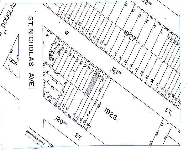 244 W 121st St, New York, NY à vendre - Plan cadastral - Image 2 de 8