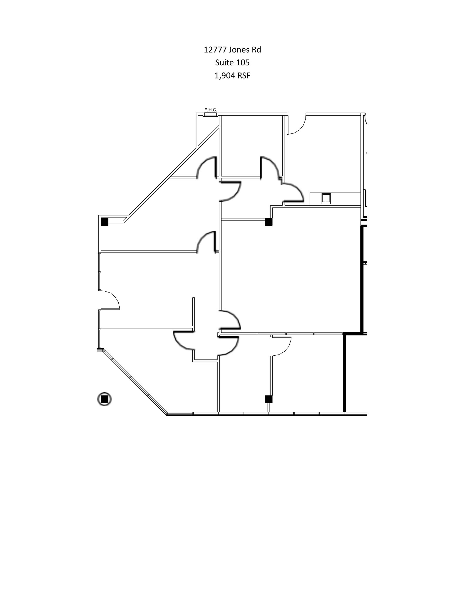 12777 Jones Rd, Houston, TX à louer Plan de site- Image 1 de 1
