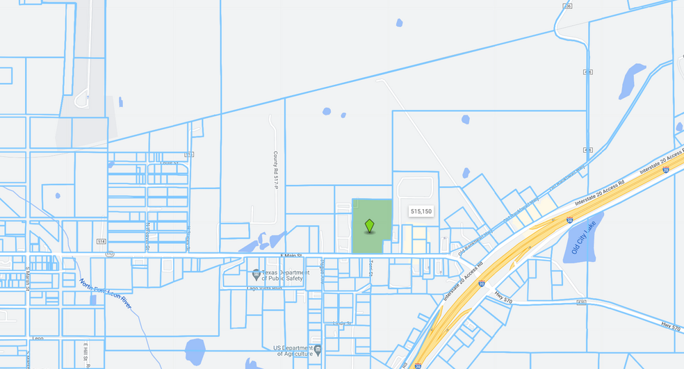 TX-112 & I-20, Eastland, TX for sale - Plat Map - Image 2 of 2