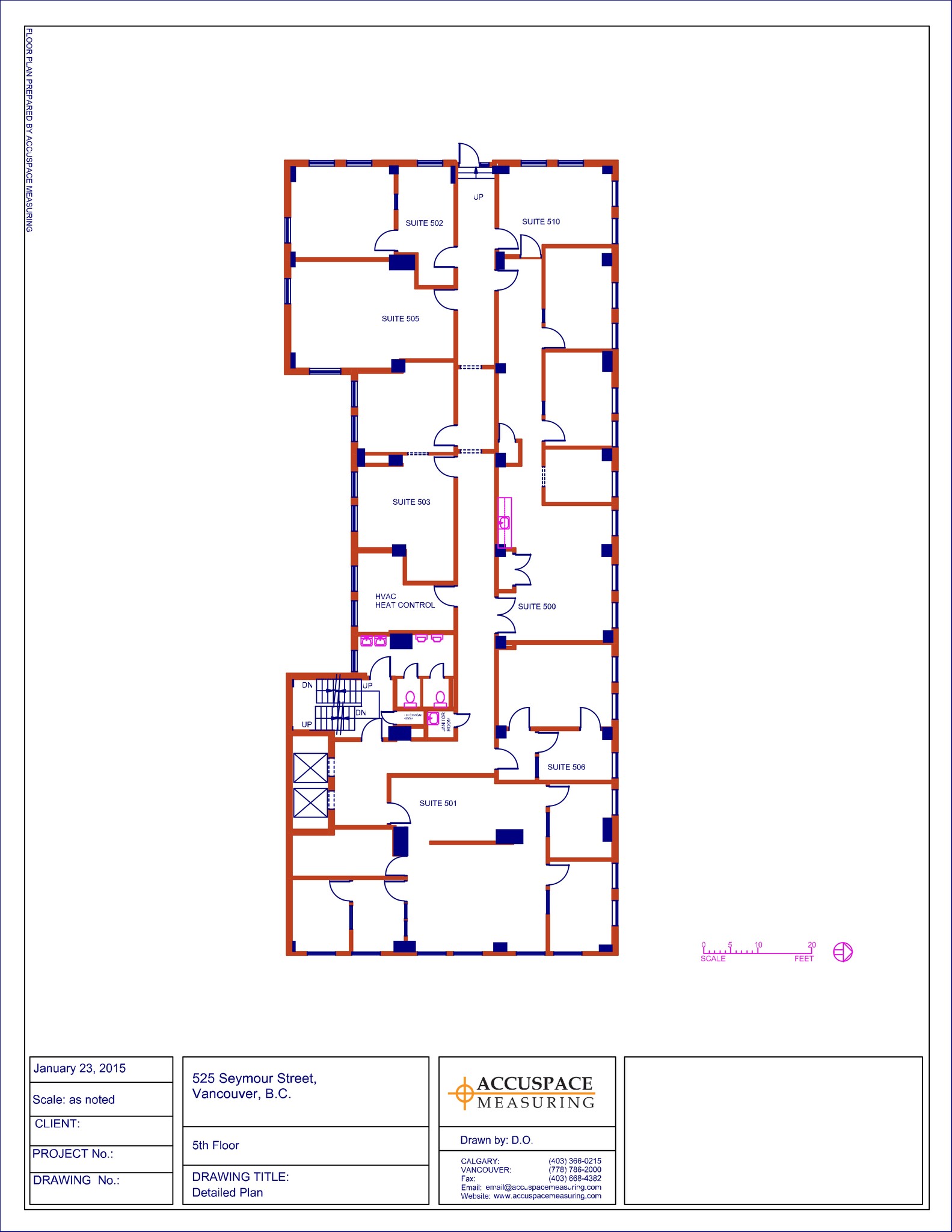 525 Seymour St, Vancouver, BC for lease Site Plan- Image 1 of 1