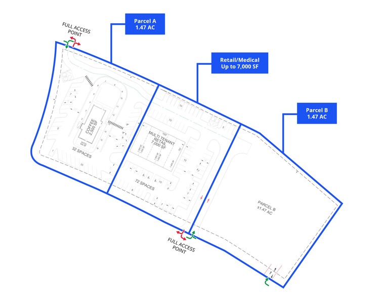 LeeVista Blvd. & Semoran Blvd, Orlando, FL à louer - Plan de site - Image 2 de 2