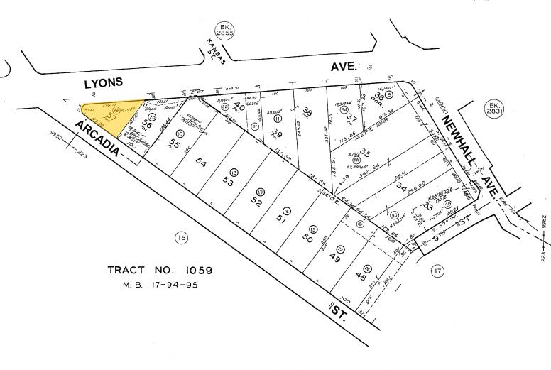 23030 Lyons Ave, Santa Clarita, CA for lease - Plat Map - Image 2 of 44