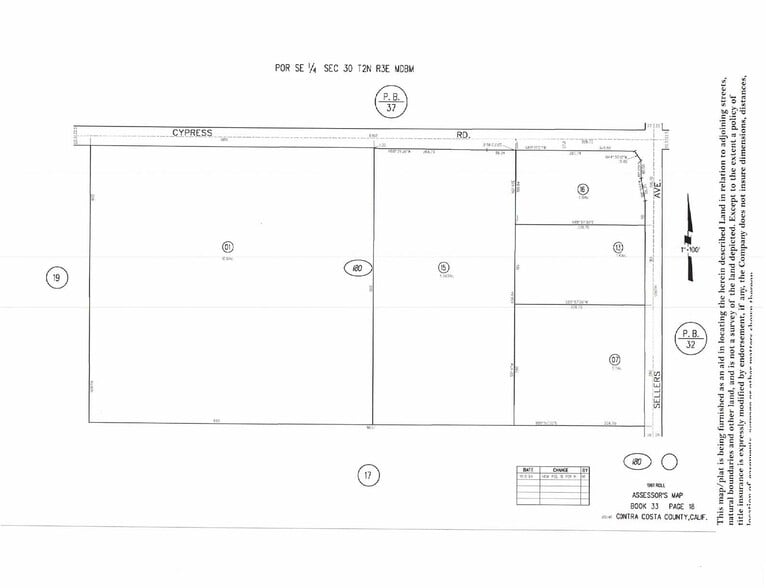 821 & 901 E CYPRESS RD portfolio of 2 properties for sale on LoopNet.ca - Plat Map - Image 2 of 2