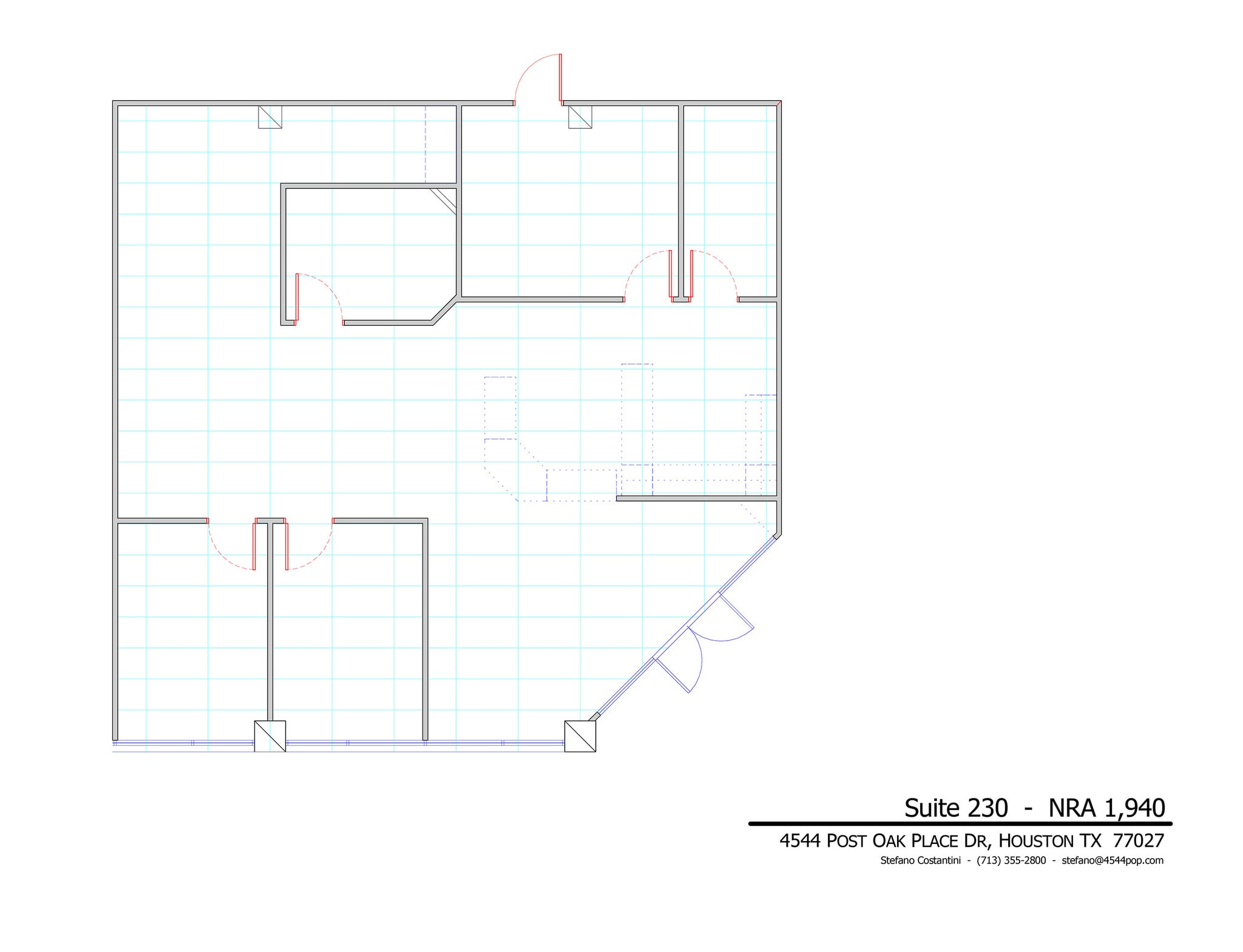 4544 Post Oak Pl, Houston, TX for lease Floor Plan- Image 1 of 1
