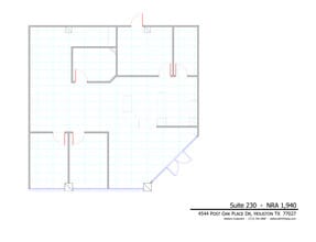 4544 Post Oak Pl, Houston, TX for lease Floor Plan- Image 1 of 1
