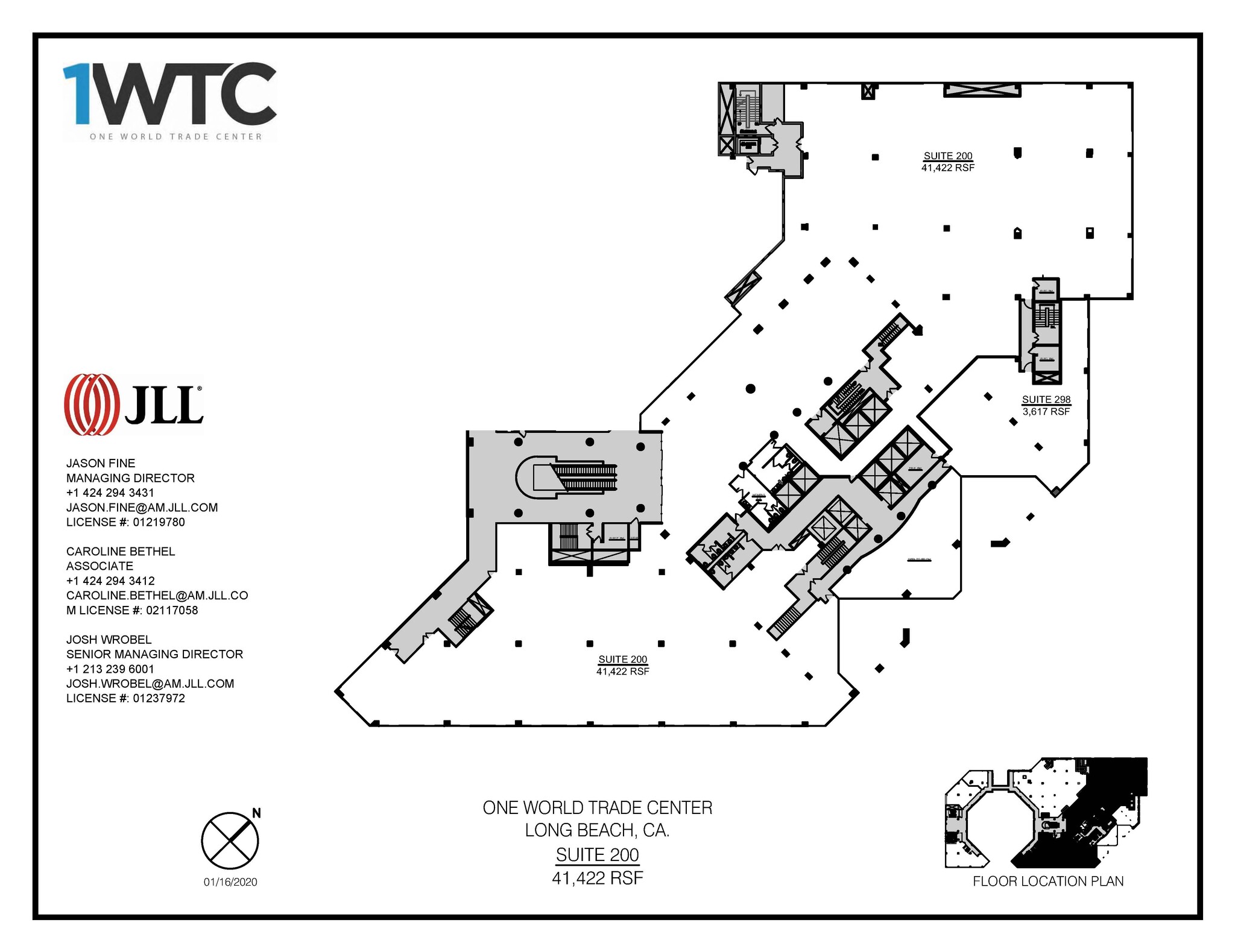 1 World Trade Ctr, Long Beach, CA for lease Floor Plan- Image 1 of 1