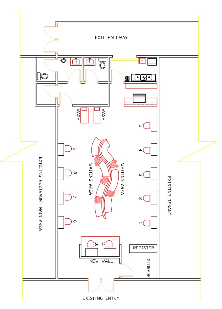 3939 Hillcroft Ave, Houston, TX à louer Plan de site- Image 1 de 1