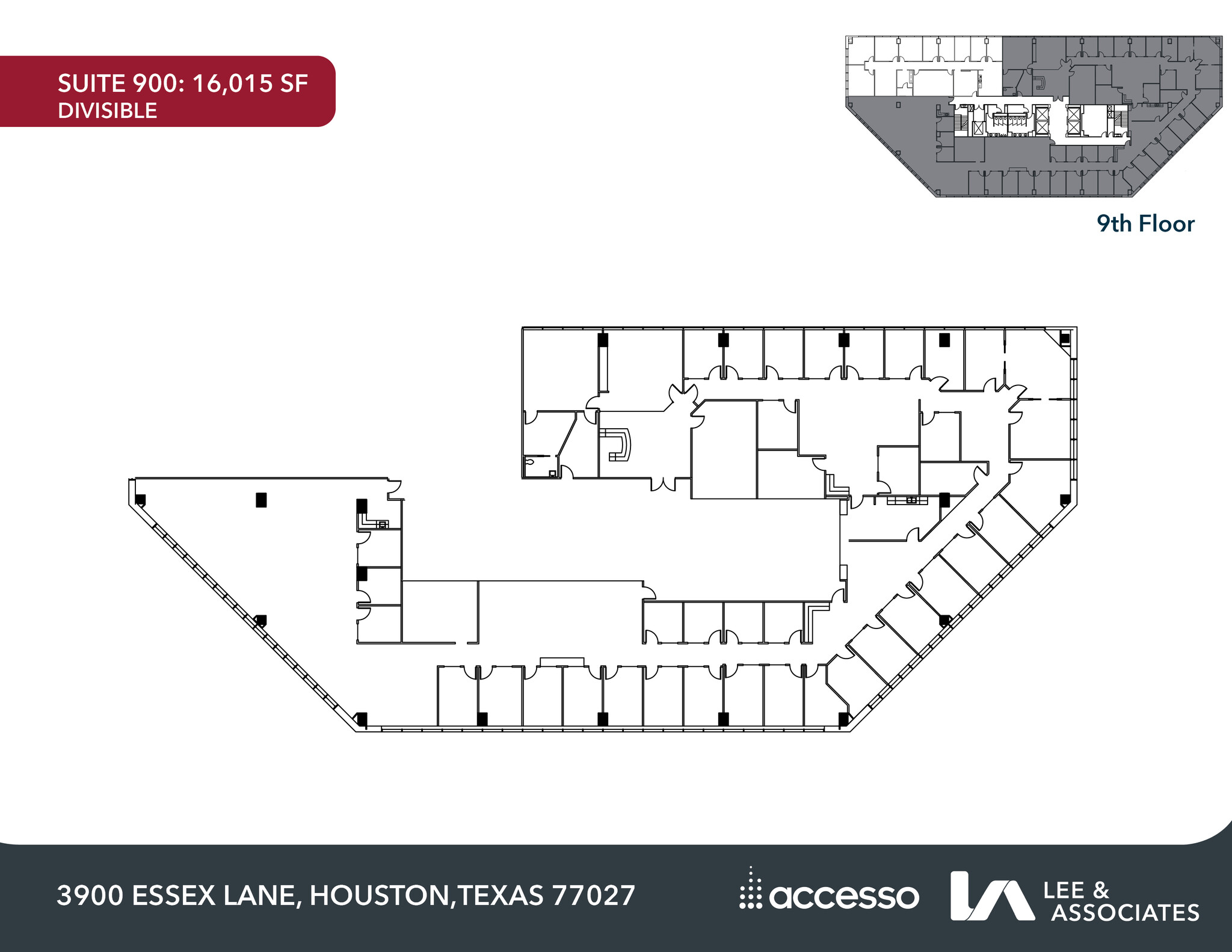 3900 Essex Ln, Houston, TX for lease Floor Plan- Image 1 of 1