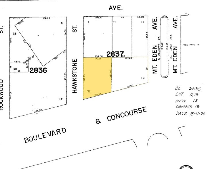 1565 Grand Concourse, Bronx, NY à louer - Plan cadastral - Image 1 de 1