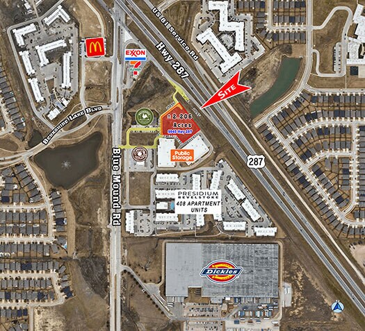 9845 Hwy 287, Fort Worth, TX for sale Aerial- Image 1 of 4