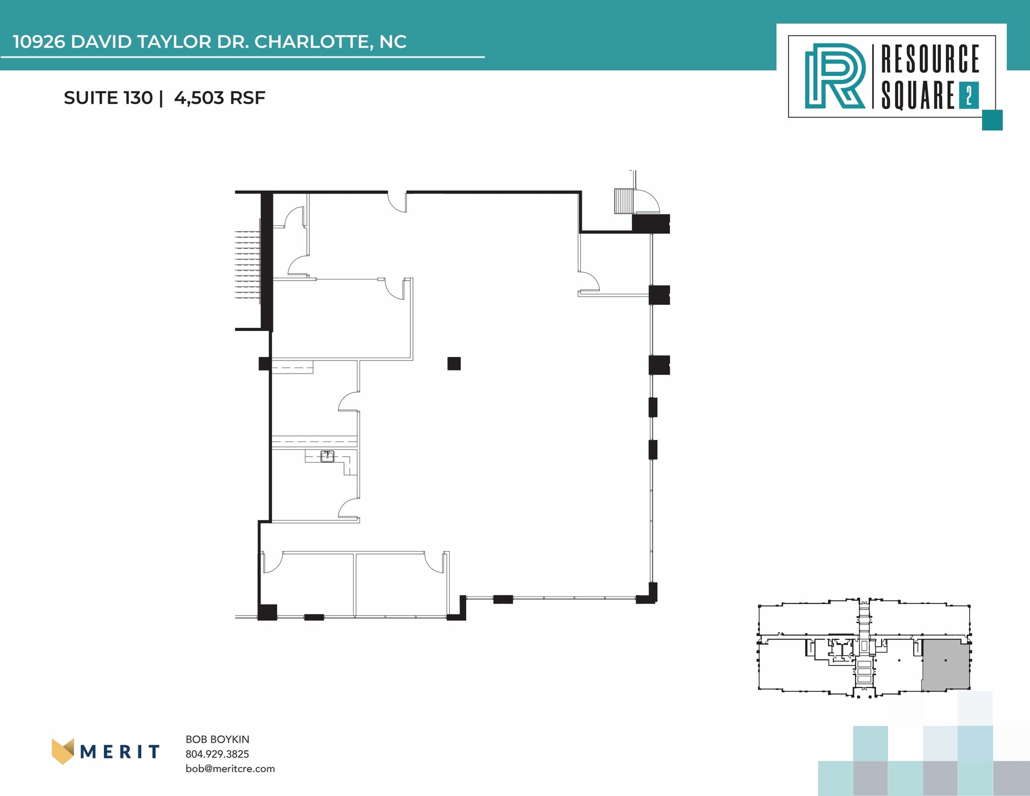 10735 David Taylor Dr, Charlotte, NC for lease Floor Plan- Image 1 of 2