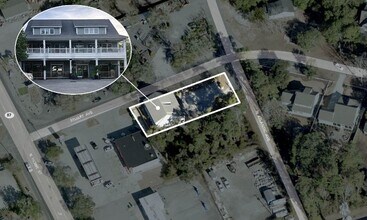 1131 N Atlantic Ave, Southport, NC - Aerial  map view